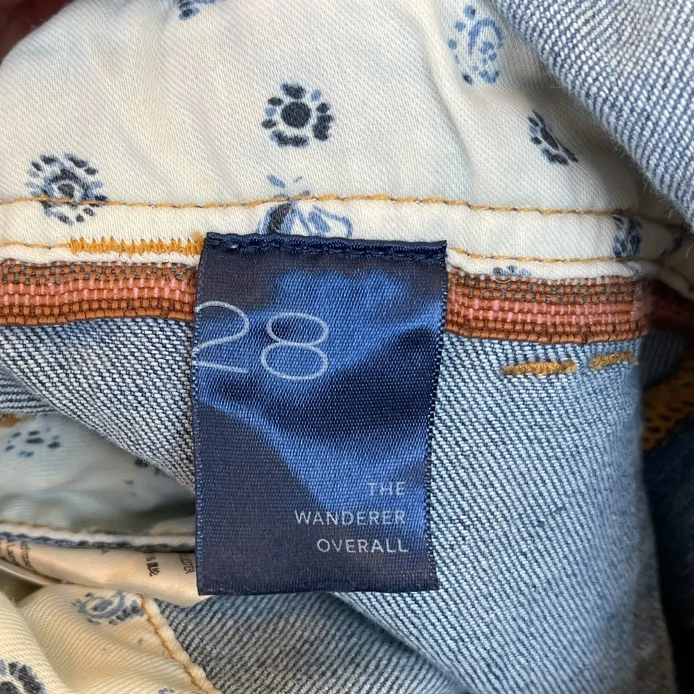 Anthropologie Pilcro The Wanderer Patchwork Overall Size 28 - Image 6