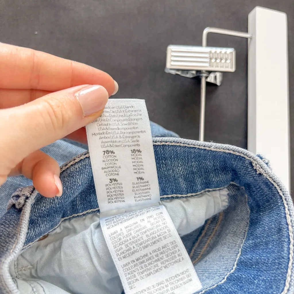 Mother The Rascal Ankle Snippet Jeans Super Blast from the Past Blue Size 27 - Image 9