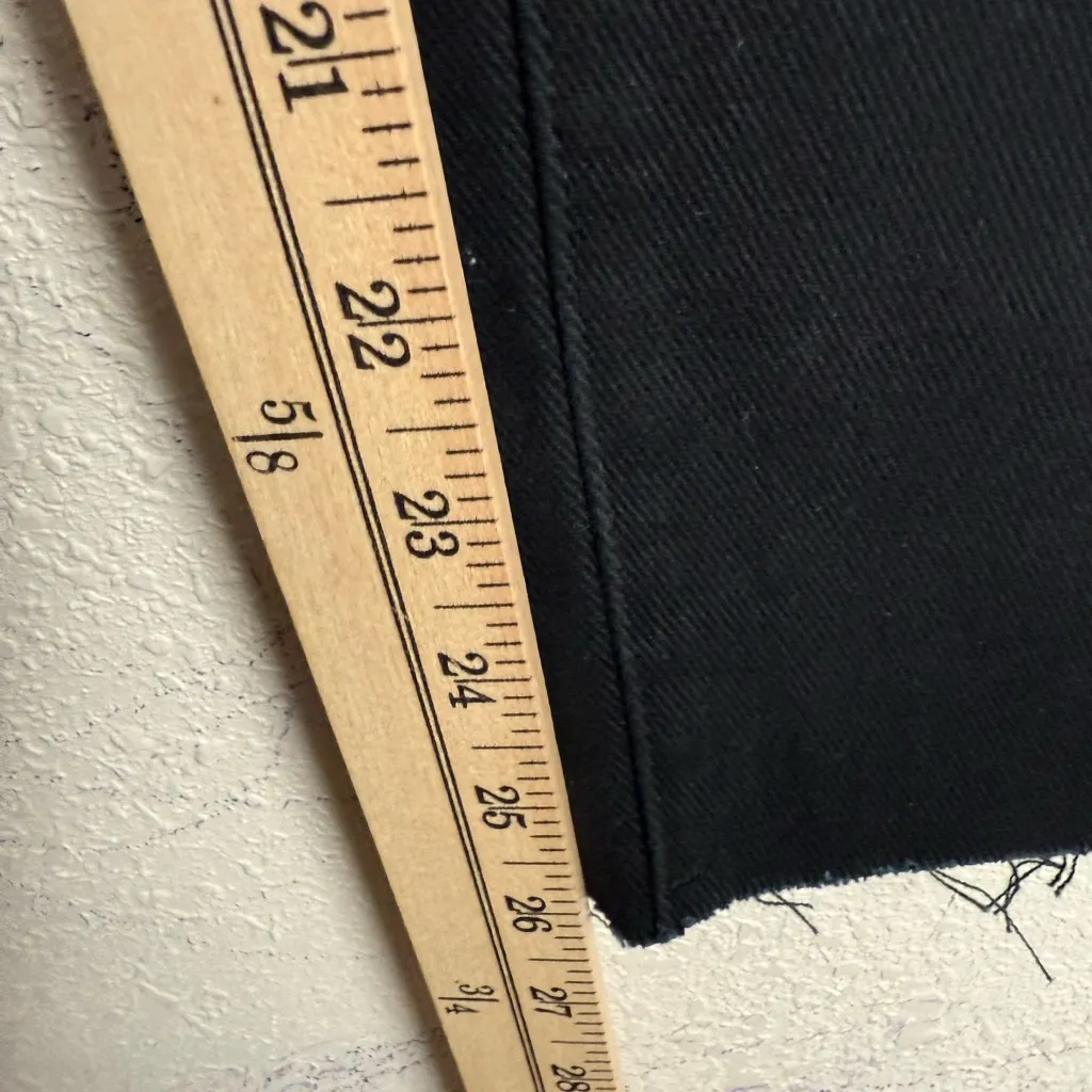 Pacsun‎ Women Size 24 New Eco Black Two-Tone High Waisted Straight Leg Jeans - Image 5