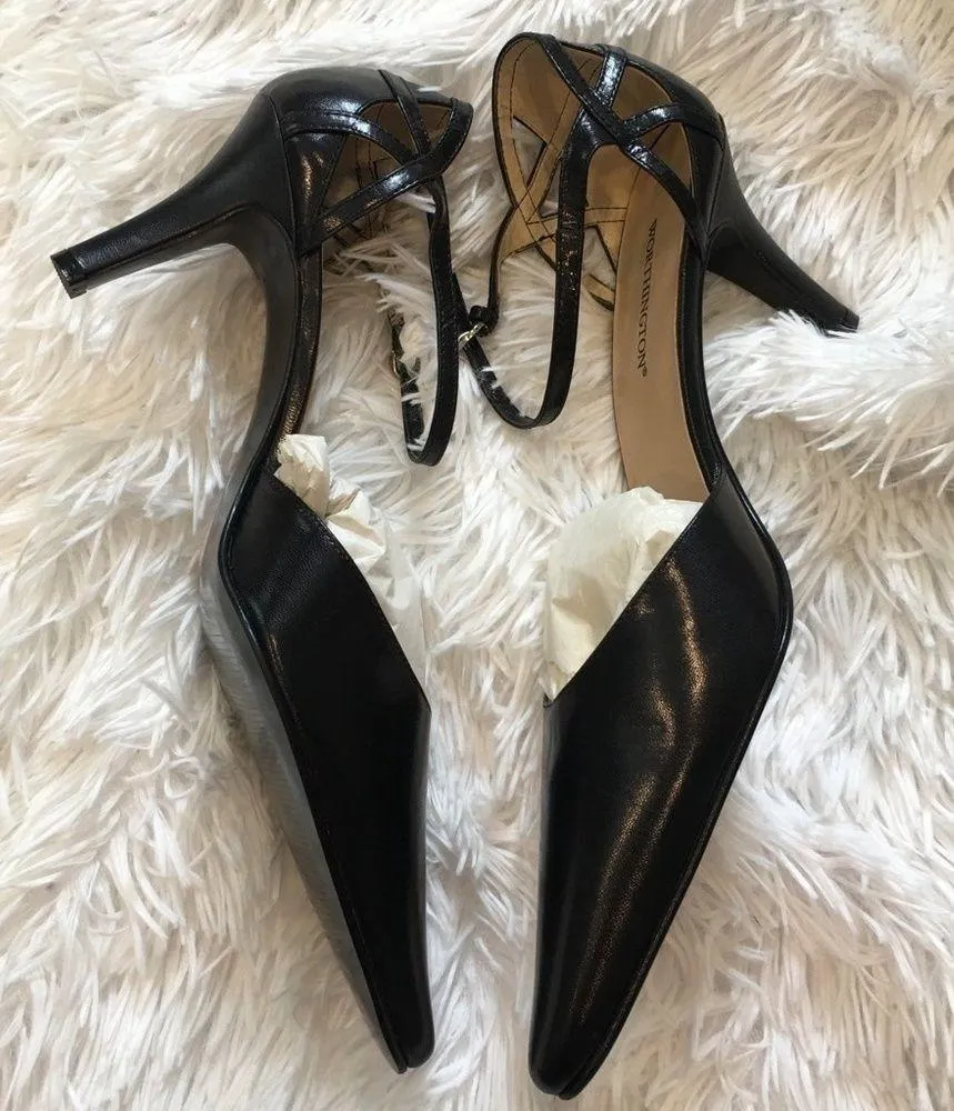 Worthington  women’s  pointed toes black heels 3” tall size 9M - Image 10