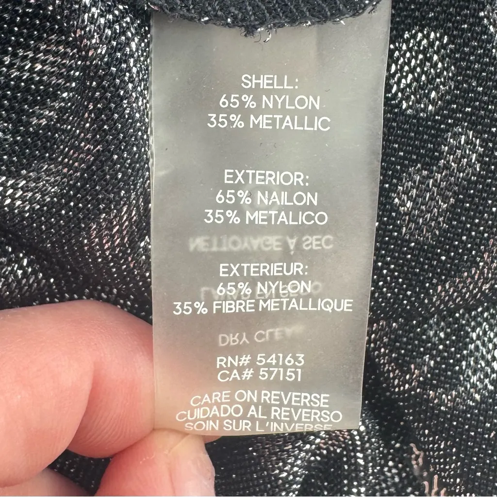 NWT CALVIN KLEIN Black Cheetah Animal Print Longsleeve Midi Sheath Dress Size 12 - Image 11