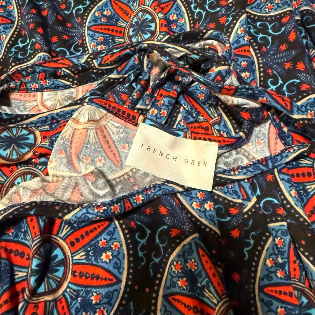 Like New French Grey Nichelle Knit Halter Maxi Dress - Image 6