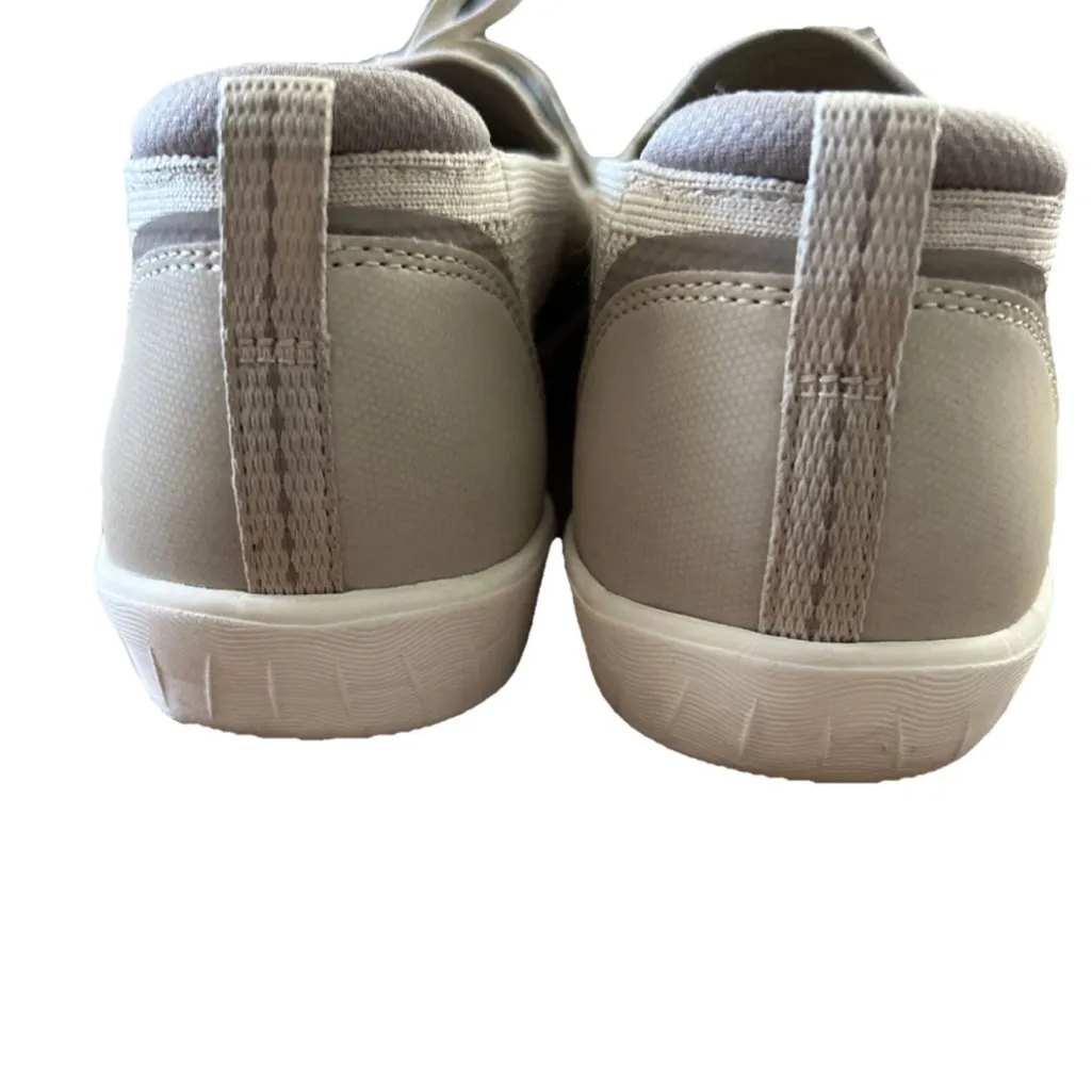 Skechers Newbury ST Womens Shoes Size 8 Running Natural Lace-Up Sneakers - Image 4