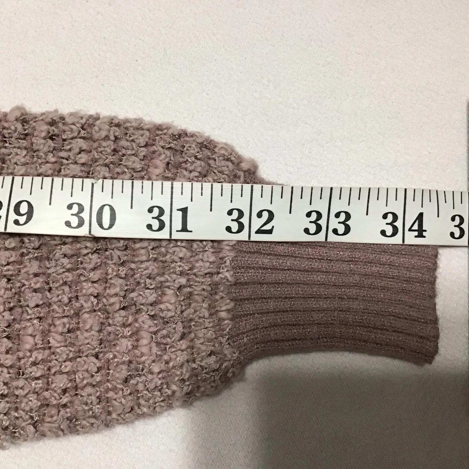 Free People By Your Side Mauve Sweater Long Sleeve Cowl Neck Do A Little Tuck Sm - Image 6