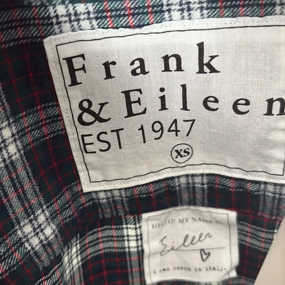 Frank & Eileen  Eileen Relaxed Plaid Flannel Button Down XS - Image 3