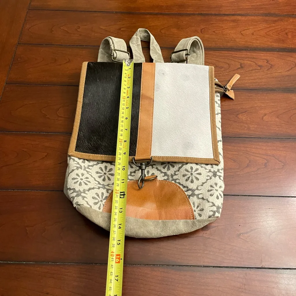 Chloe + Lex Cowhide Flap Backpack‎ - Image 2