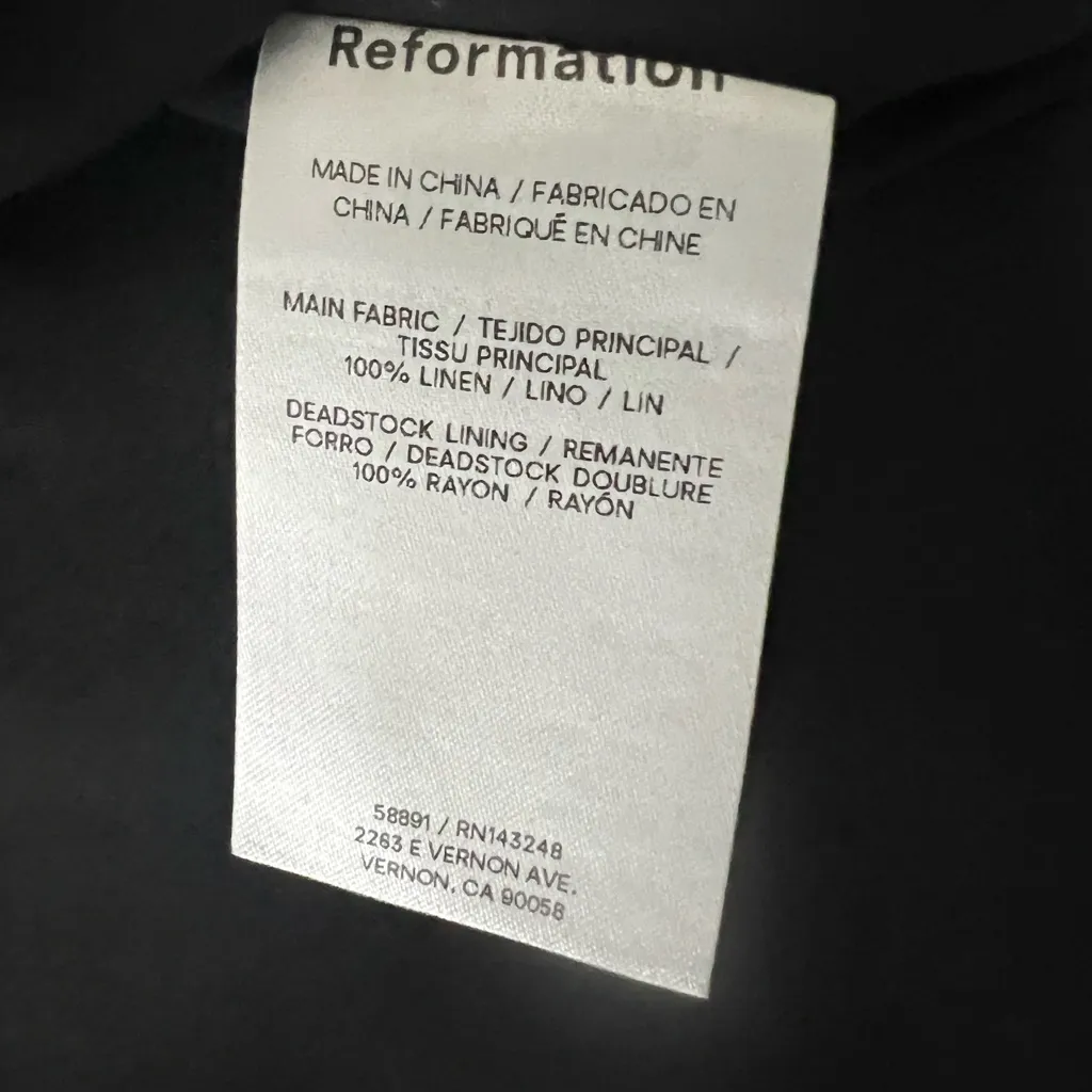 Reformation Brandy linen skirt small $98 - Image 11