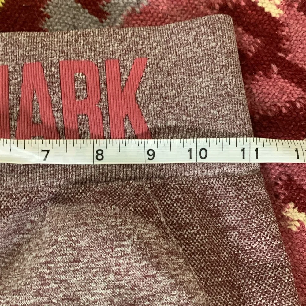 Gymshark Flex Cycling Shorts (Sz S) Berry Marled/ Rose Pink - Image 11