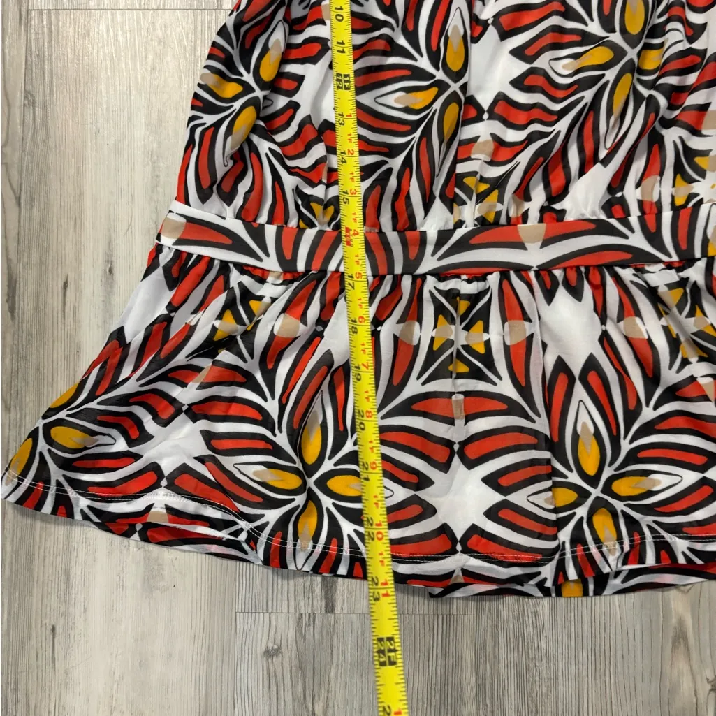 Worthington Red and white Patterned Blouse - Image 4