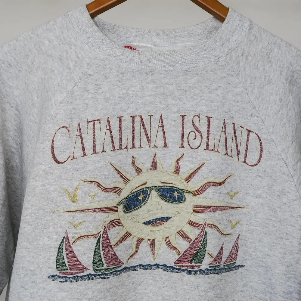 Vintage 90s Catalina Island California Sweatshirt - Image 3