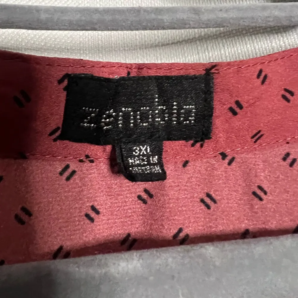 Zenobia Pink and Black Dot Blouse - Image 4