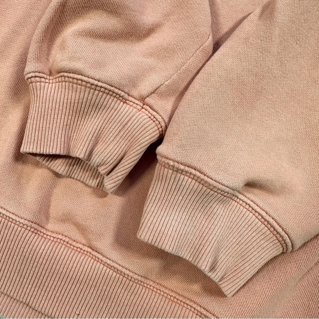 aerie Women’s Pullover Crew Neck Sweatshirt Longsleeve Lounge in Coral Oramge M - Image 8