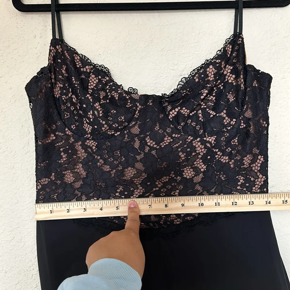 HOUSE OF CB 'Cara'‎ Black Corset lace gown Maxi Dress/Size M NWOT - Image 9