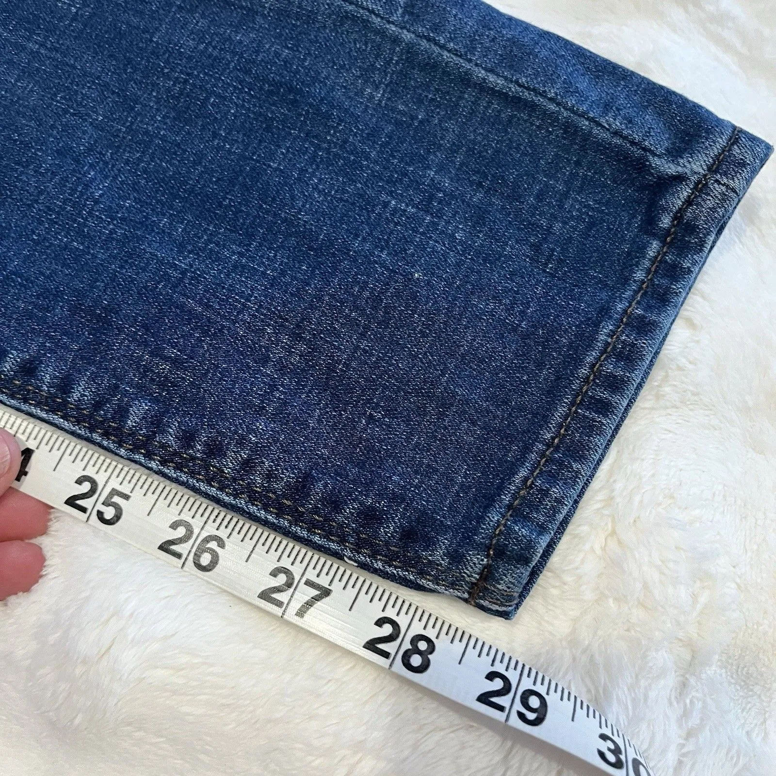 Lucky Brand Ava Skinny Jeans Womens 14/32 R Dark Wash Stretch See Pics For Wear - Image 16