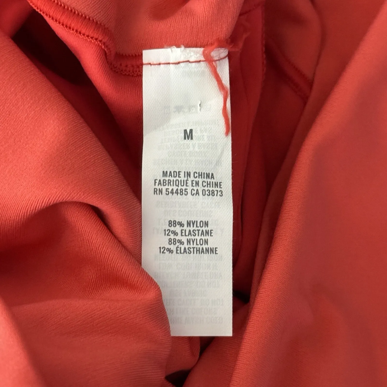 Aerie x Aly Raisman Pants Women Medium Orange Leggings Casual Workout Athleisure - Image 7