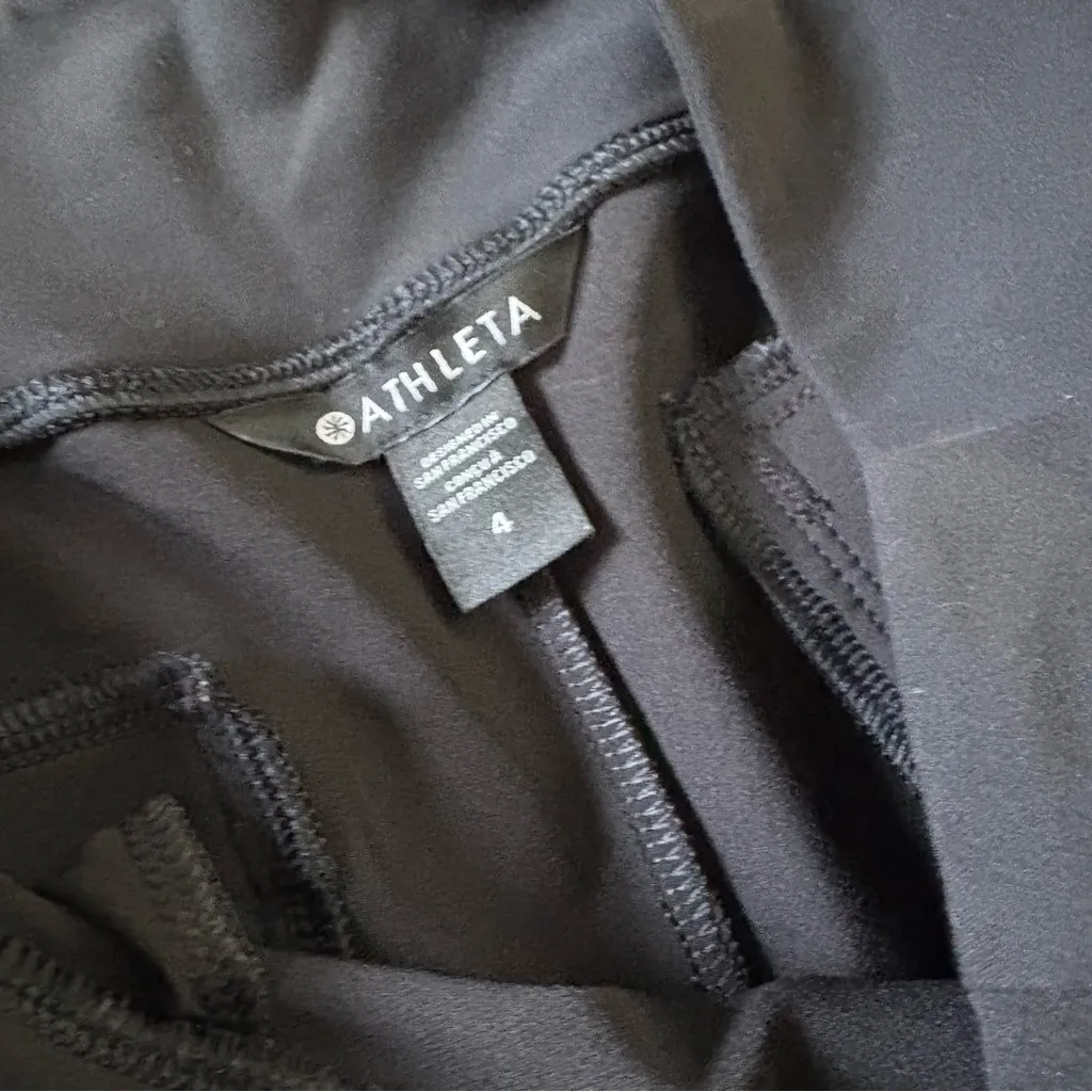 Athleta  Endless High Rise Pant In Black Athletic Size 4 - Image 4