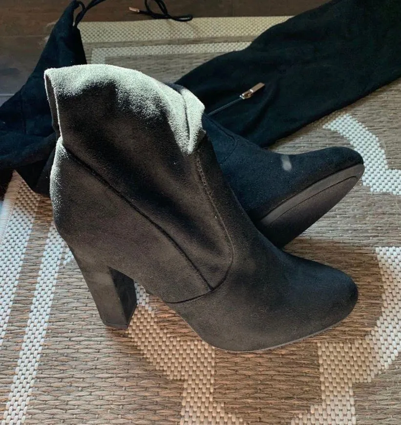 Black knee high boots - Image 4