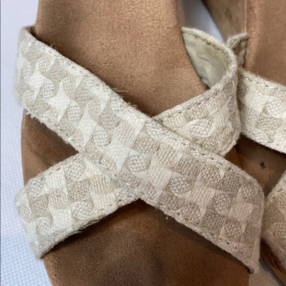 Toms Sienna cork wedge platform sandals Sz 9 - Image 5