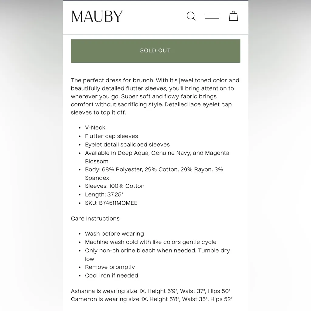 Mauby Deep Aqua V - Image 7