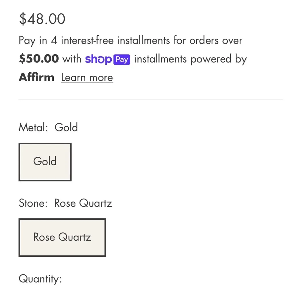 Sanctuary Project Gold and Rose Quartz Necklace - Image 7