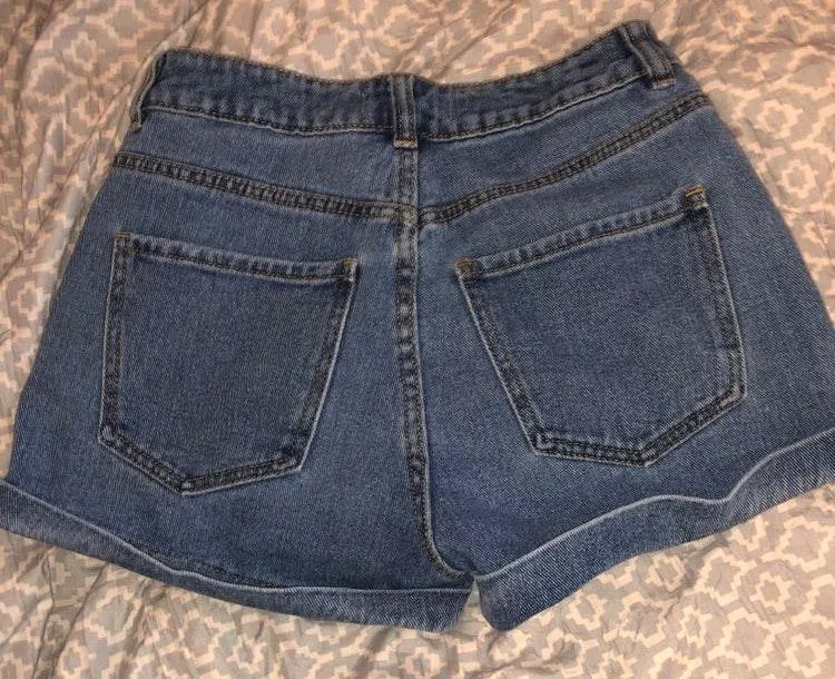 John Galt dark denim shorts - Image 2