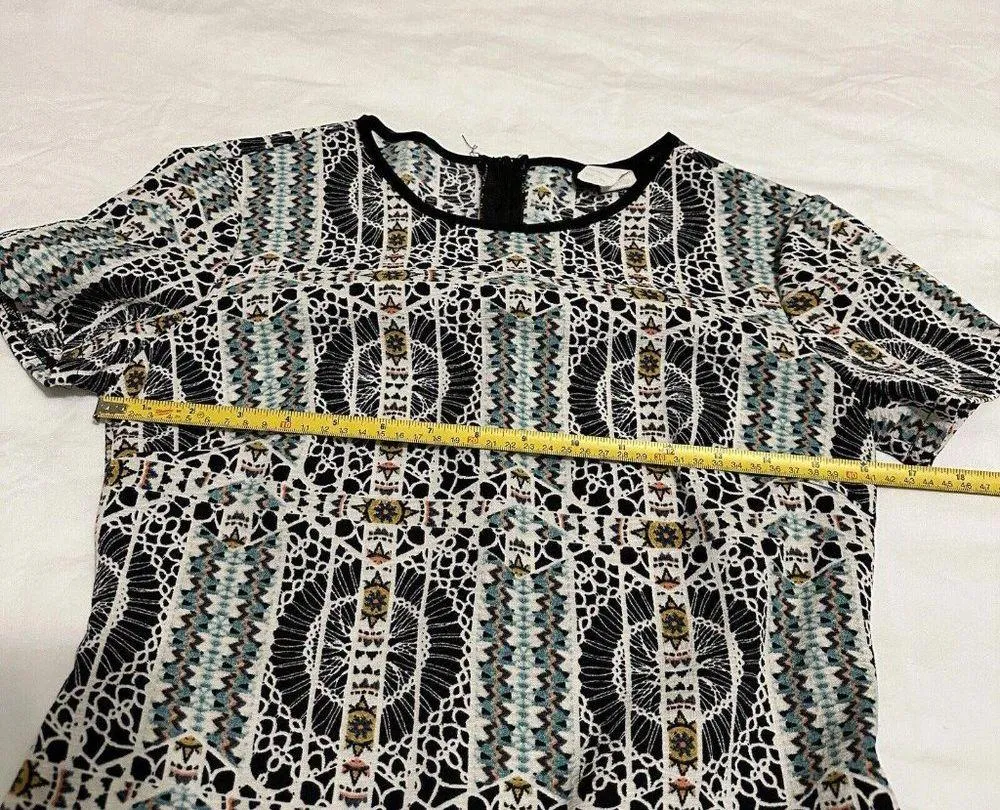 Junior’s B Darlin Sz 3/4 Patterned Short Sleeve Dress - Image 6