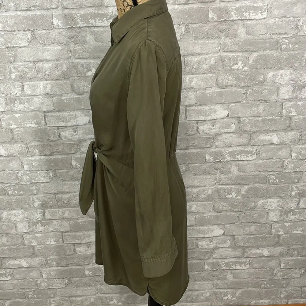 ELAN Front Tie Shirt Dress - Image 3