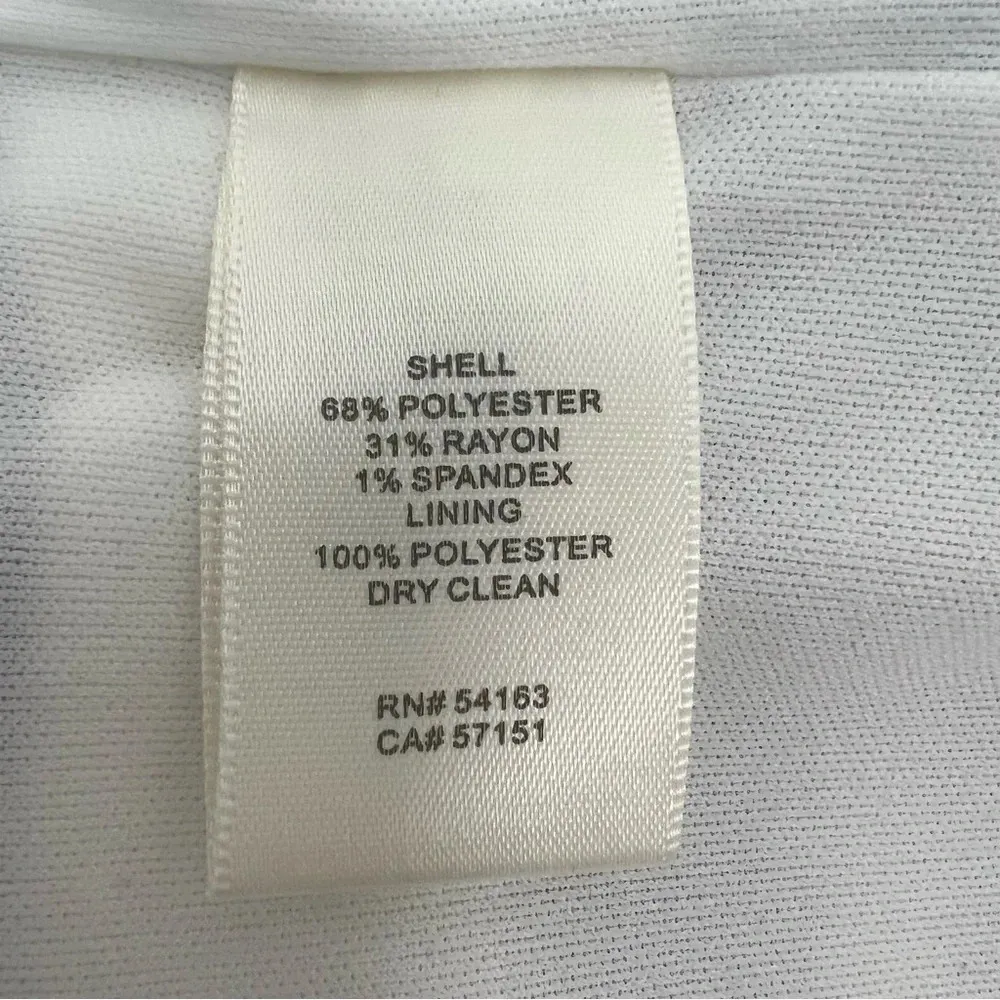 Eliza J Black White Striped Dress Stripes Nautical Shift Pockets Chic Size 6 - Image 11