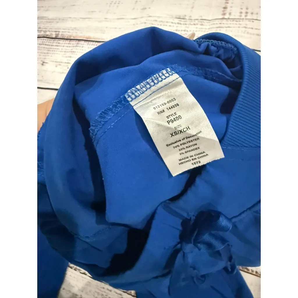 Adar Pro Women's Scrub Set XS Royal Blue V - Image 7