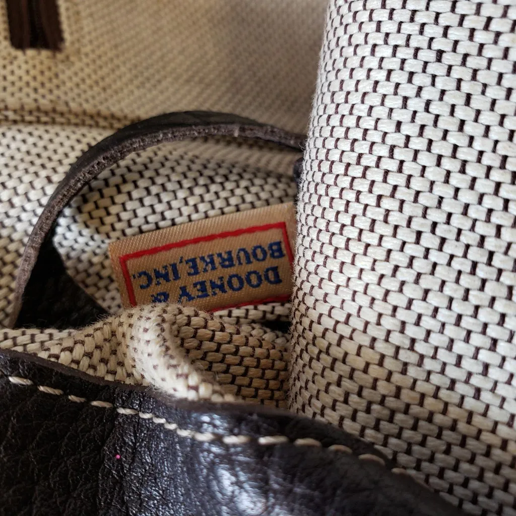 Dooney & Bourke Belted Triple entry Signature bag Brown-tan - Image 4