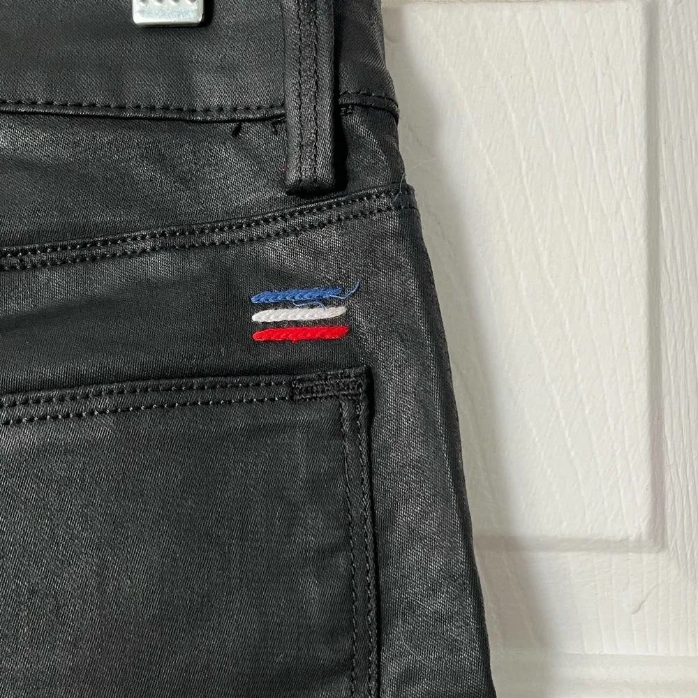 Etienne Marcel Skinny Ankle Zip Coated Jeans - Image 5