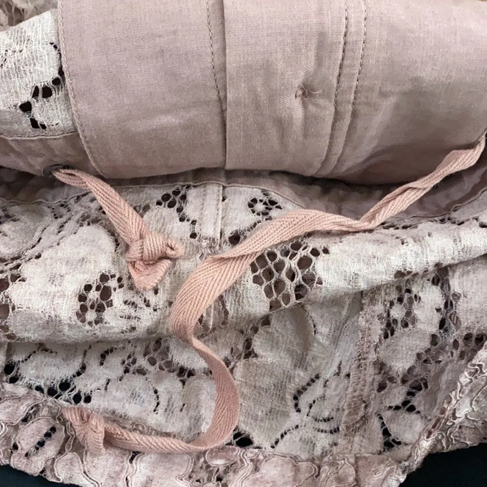 Lane Bryant woodrose longline lace anorak utility jacket size 14 / 16 petite - Image 10