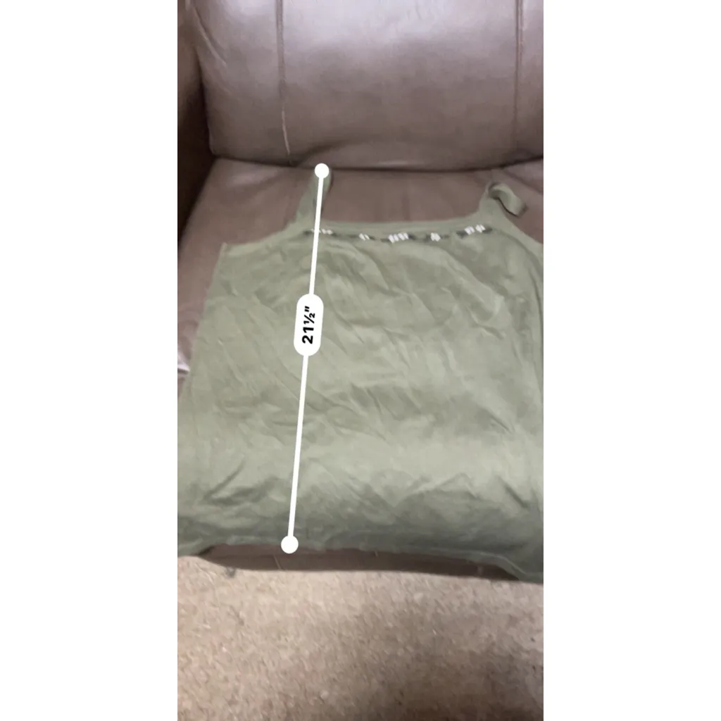 Women's Xhilaration Tank Top Size 14W/16W Green Sleeveless Casual - Image 6