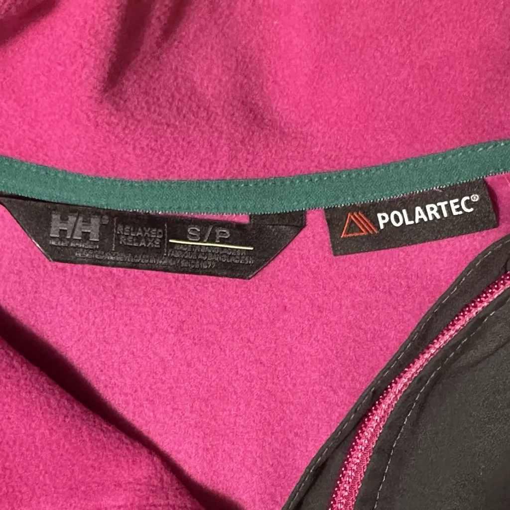 Helly Hansen NWT Womens Cropped Polartec Daybreaker Fleece Pink S “PARK CITY” - Image 7