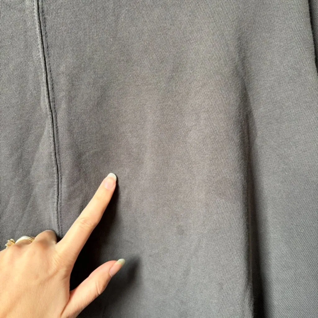 Aerie Gray Oversized Crewneck Women's XS - Image 6