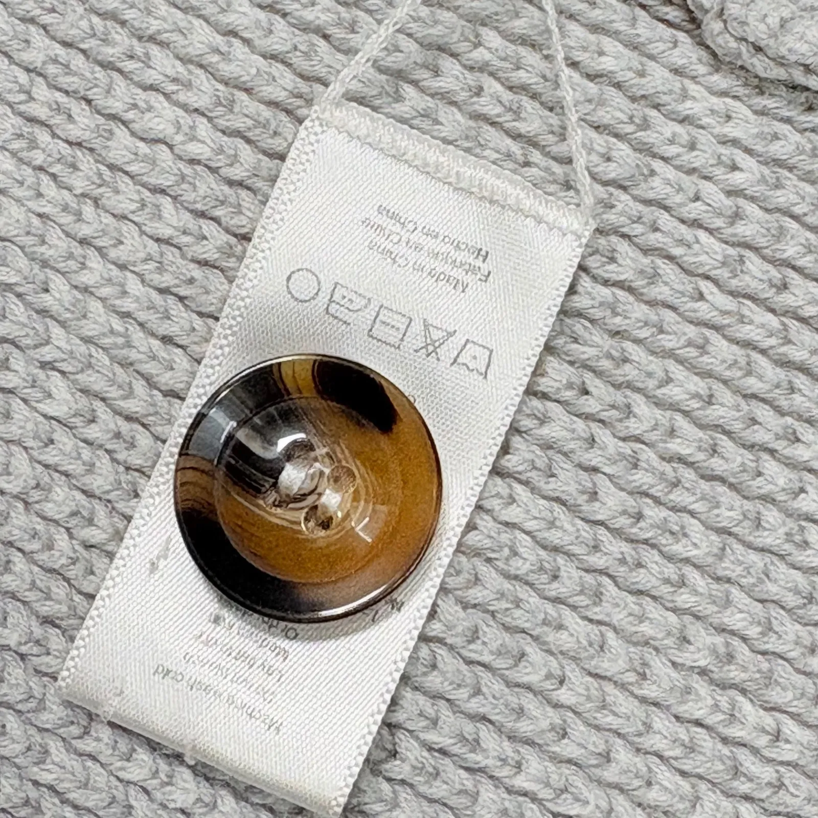 Lunya Sweater Silk Organic Cotton XS/S Quiet Luxury Scandinavian Coastal Gray - Image 9