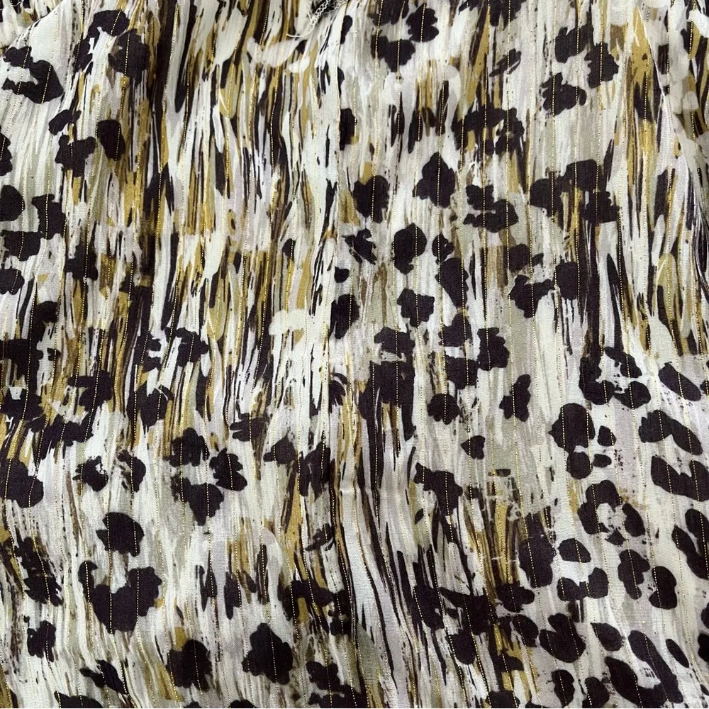 By Together Leopard Print Ruffle Trim Mini Dress, Sz S - Image 16