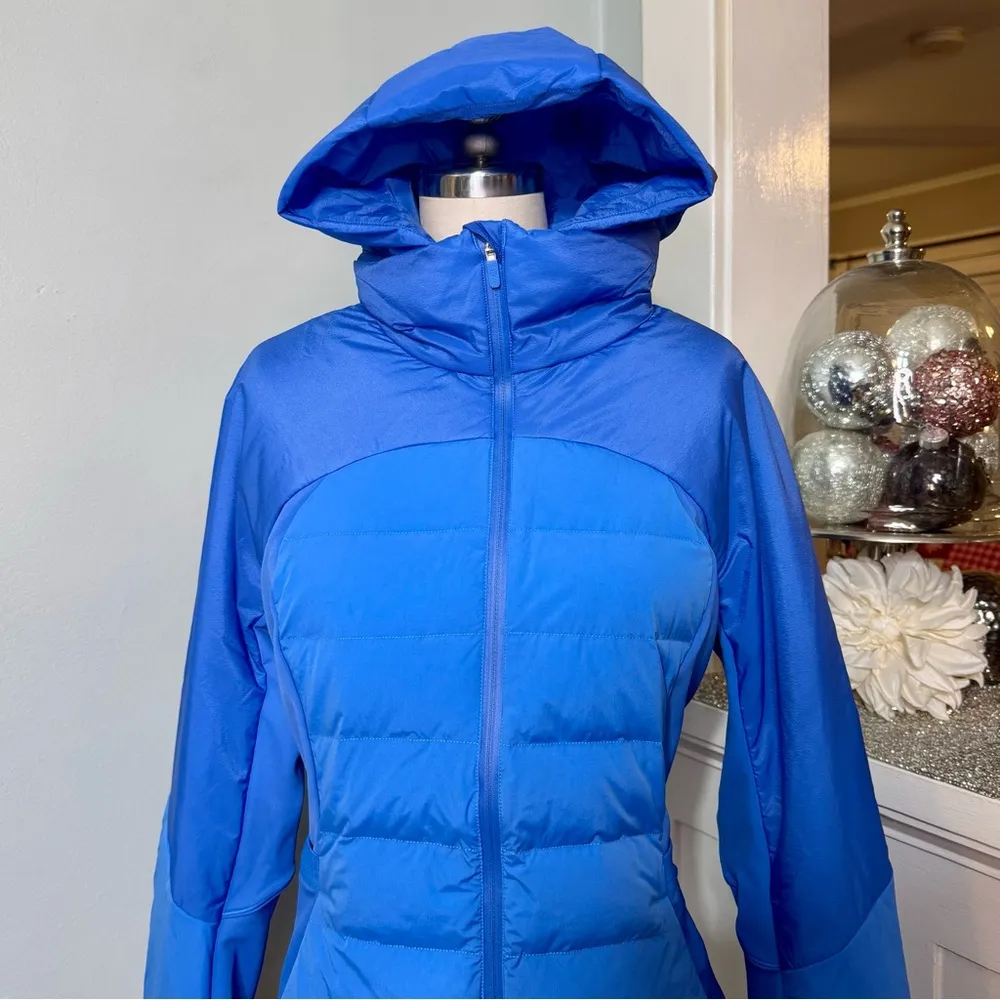 Lululemon  Down For It All Jacket Winter Coat Pipe Dream Blue Size 12 NWT - Image 6