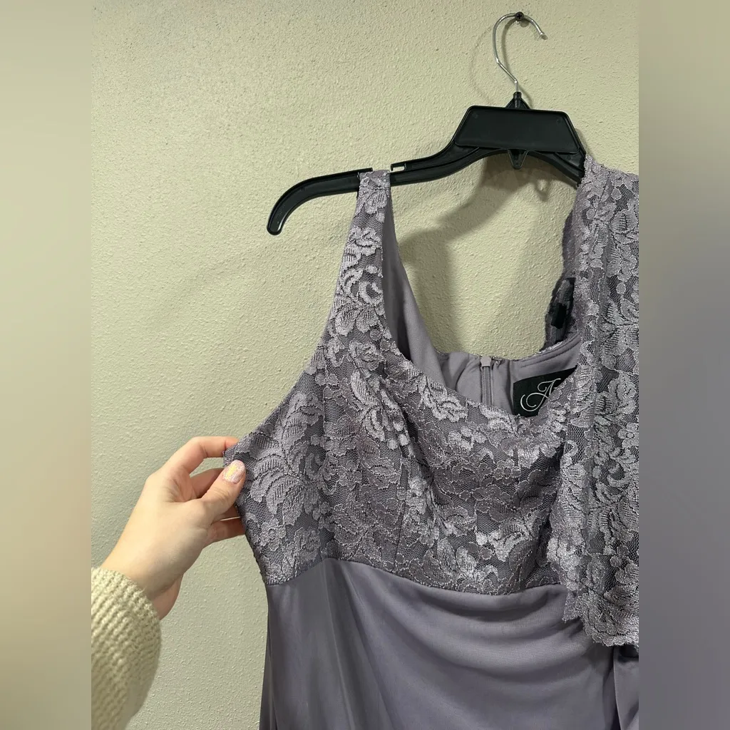 Alex Evenings Empire Waist Gown & Lace Bolero - Image 8