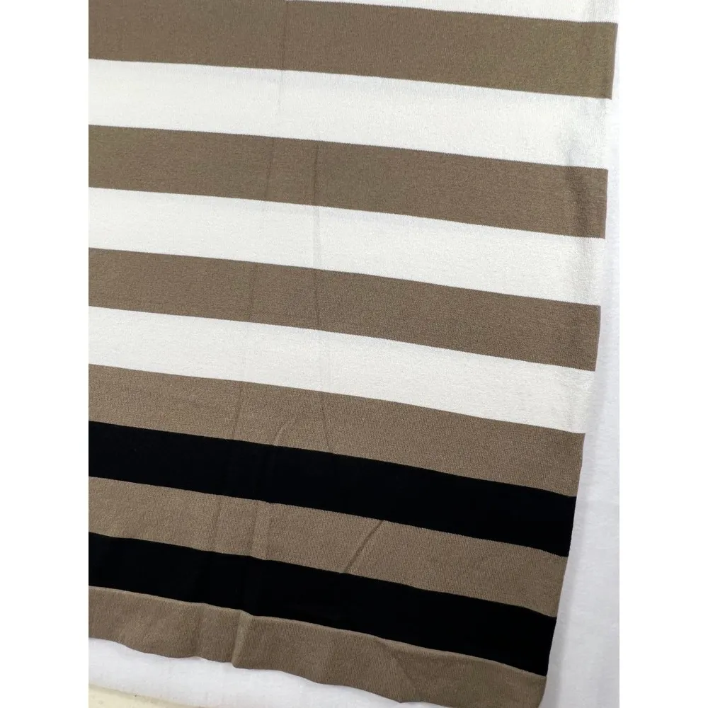 Calvin Klein Medium Striped Sleeveless Sweater Dress - Image 2