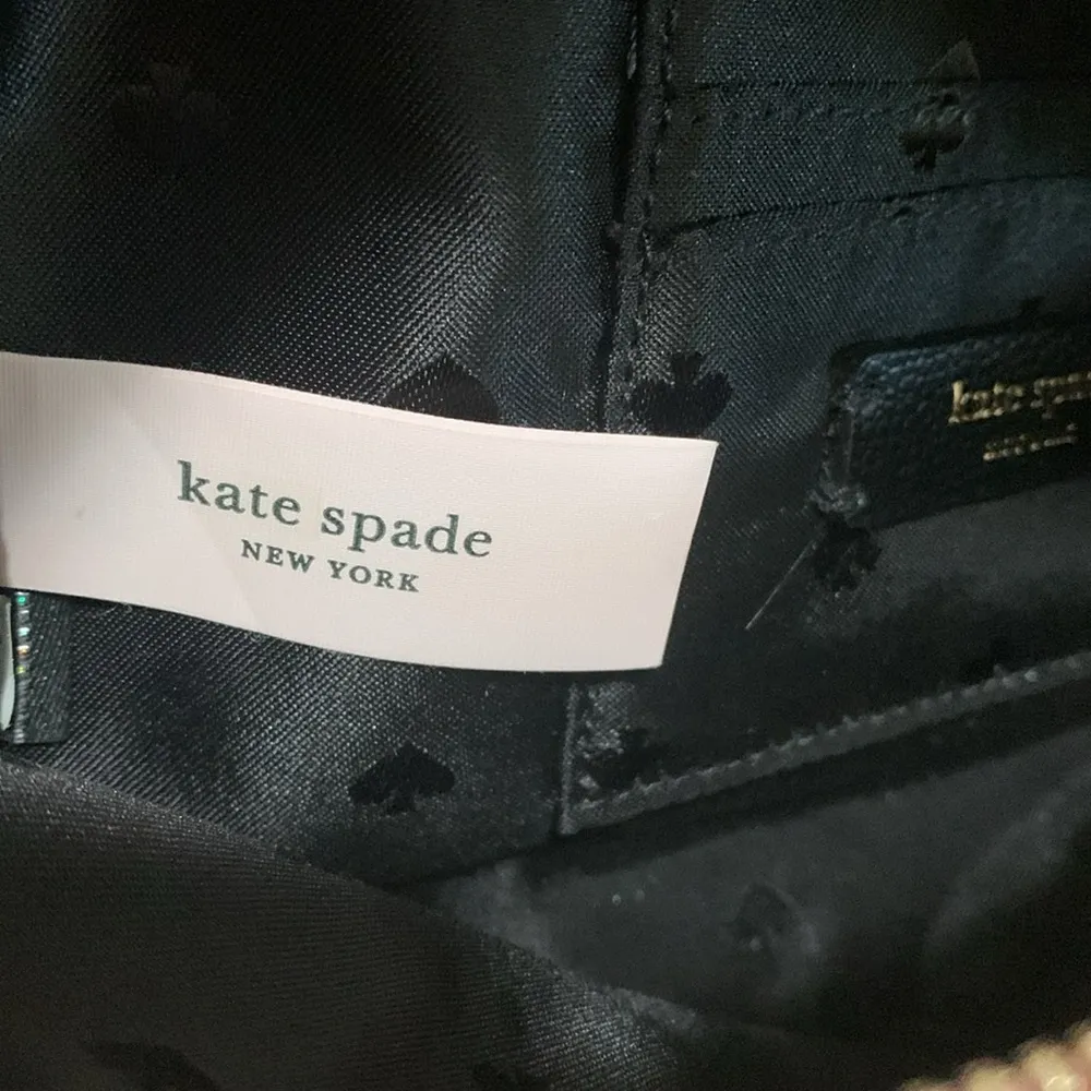 Kate Spade Dawn Nylon Pink Belt Bag Waist Fanny Pack rose color black gold trim - Image 6