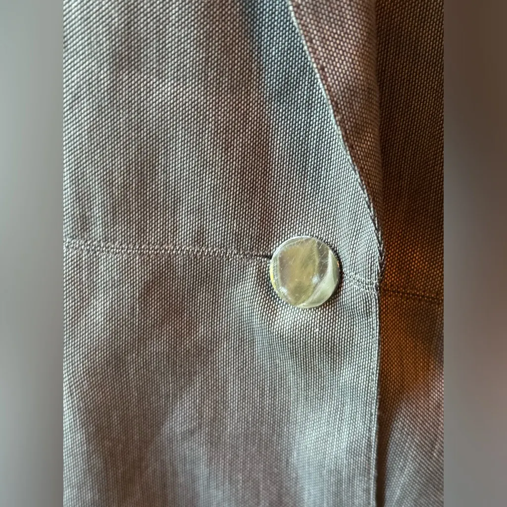 Calvin Klein Women's One Button Lux Blazer with 2 pockets - Image 3