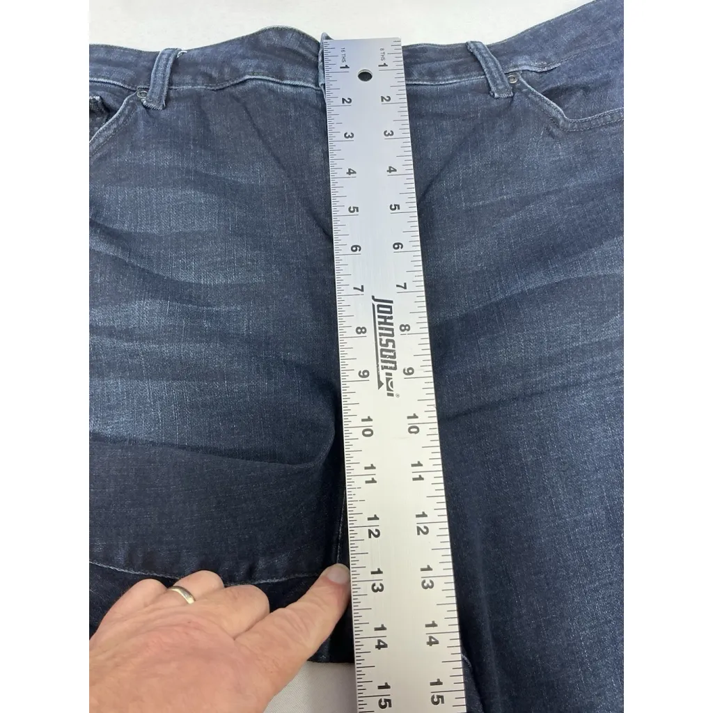 Womans NYDJ Marilyn Lift X Tuck Blue Jeans 24 W - Image 7