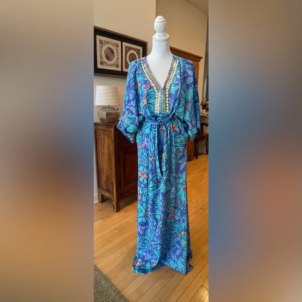 Lilly Pulitzer Wilda Maxi Caftan Dress - Image 4