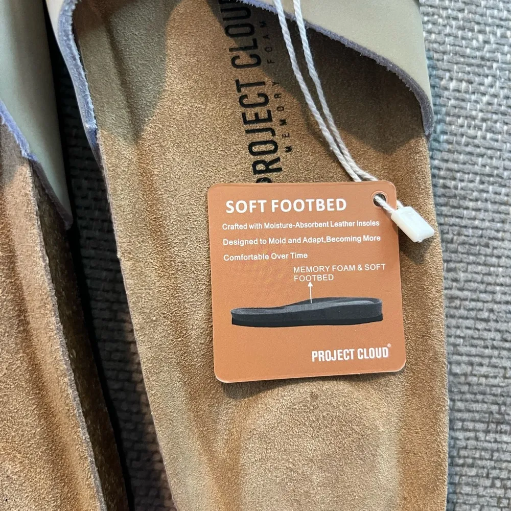 Project Cloud memory foam sandals Tan Size 8 - Image 5