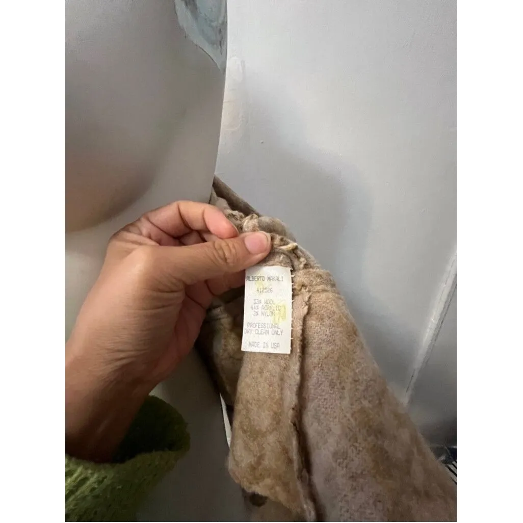 Alberto Makali shacket 10 brown Ruffle western safari boho cowgirl ranch country - Image 5