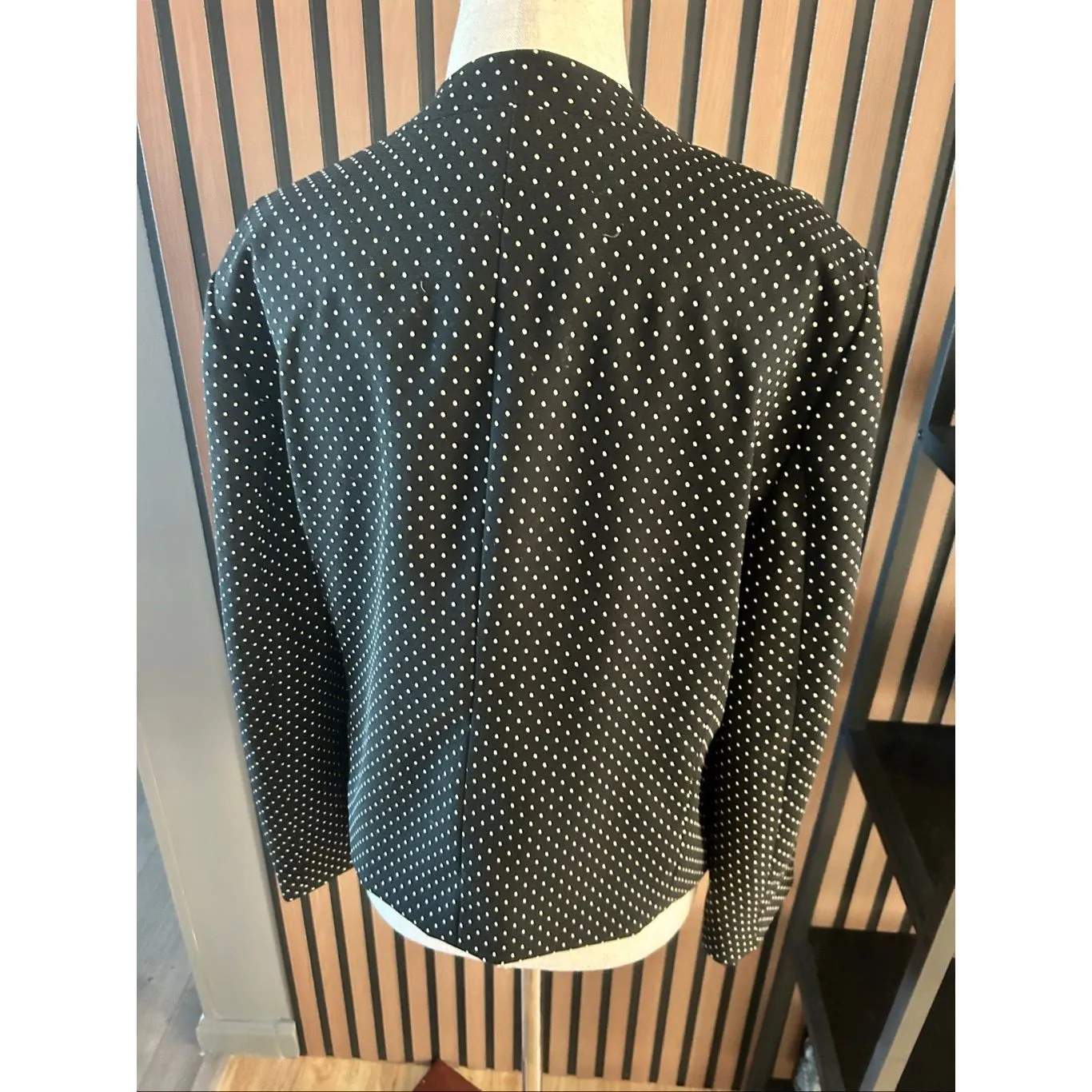 Loft polkadot blazer size M work blazer office wear - Image 3