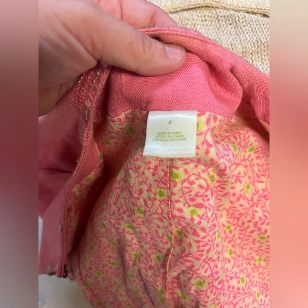 Sigrid Olsen  Linen Blazer – Pink Lightweight Jacket | Size 4 | Summer Layering - Image 10