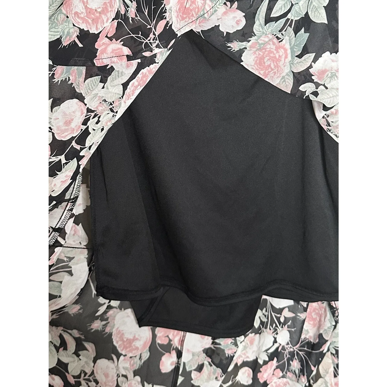 Soho New York And Company Floral Skirt Sz XL - Image 7