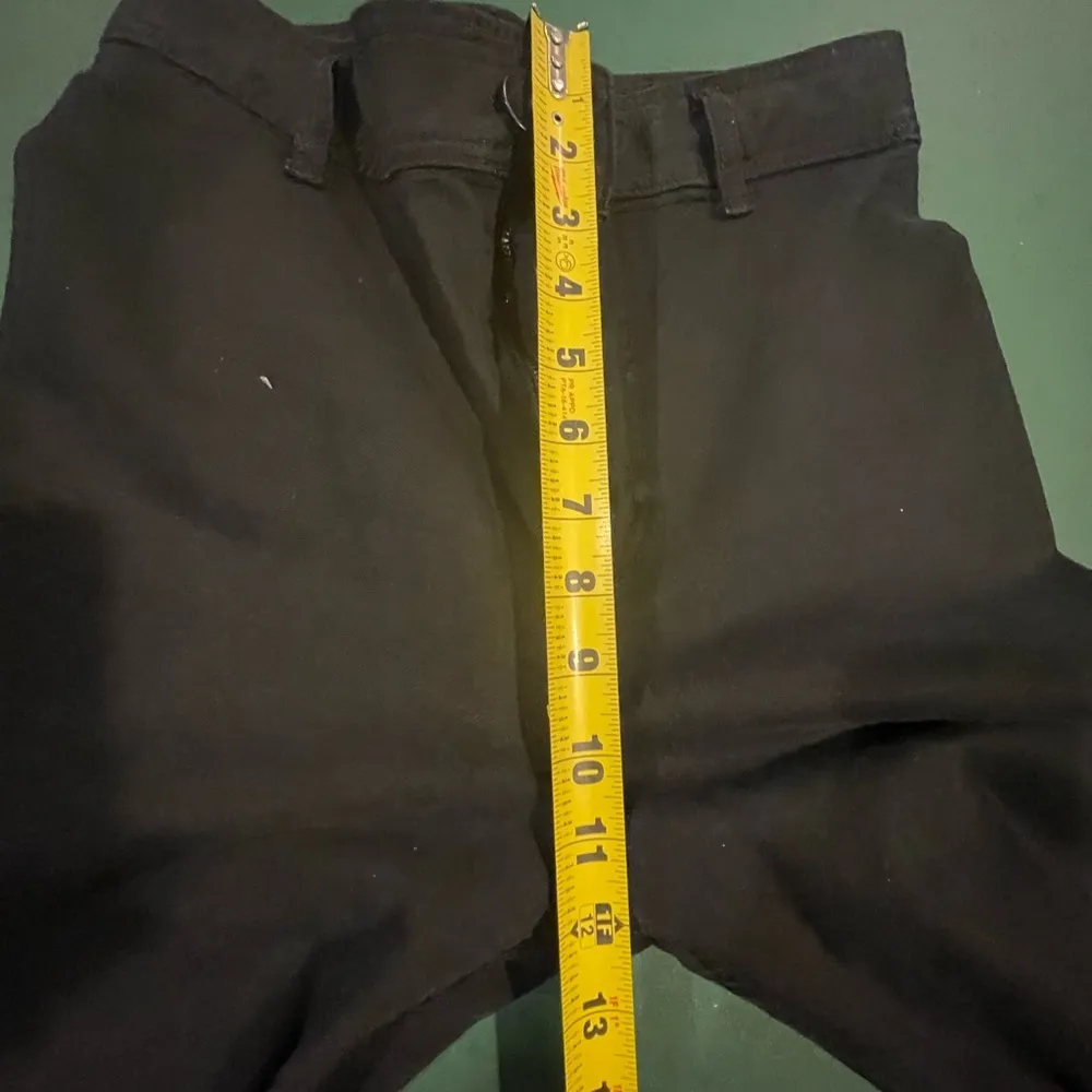 Zara Black Straight Cut Jeans ( thick) - Image 7